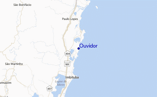 Ouvidor Location Map