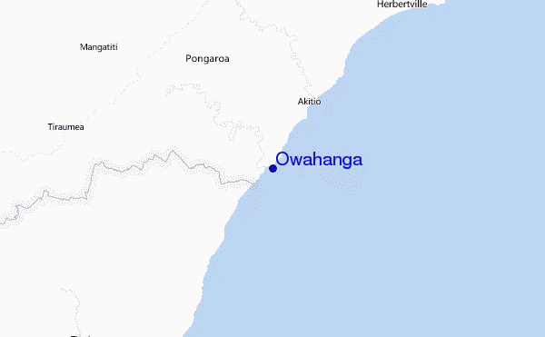 Owahanga Location Map