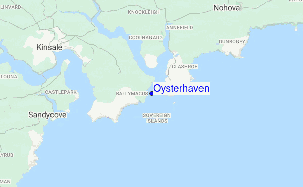 Oysterhaven location map