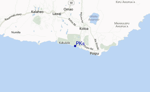PKs location map
