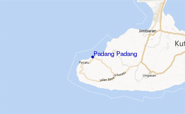 Padang Padang location map