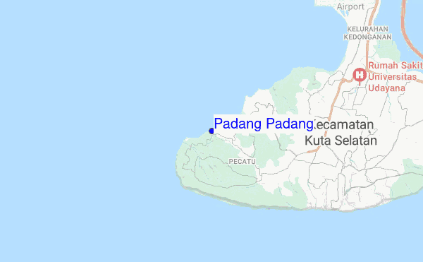 Padang Padang location map