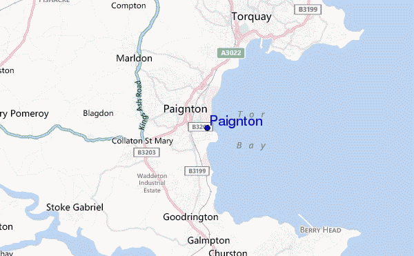 Paignton location map