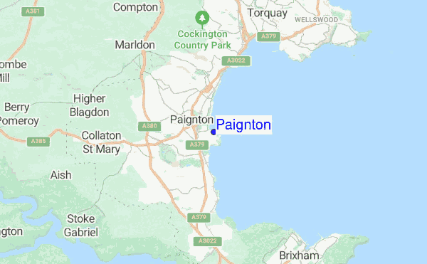 Paignton location map