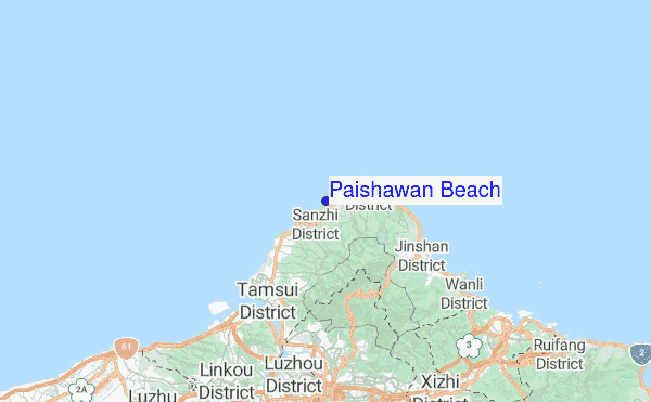 Paishawan Beach Location Map