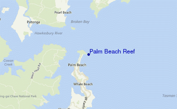 Palm Beach Reef location map