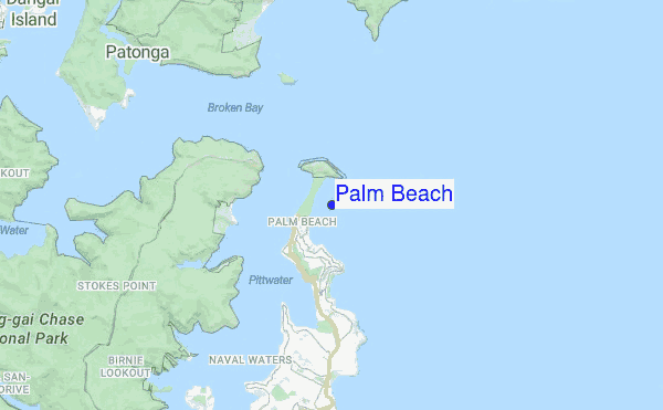 Palm Beach location map