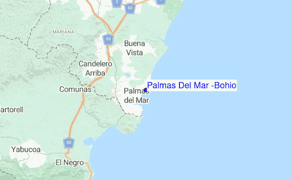 palmas del mar puerto rico map Palmas Del Mar Bohio Surf Forecast And Surf Reports Puerto Rico palmas del mar puerto rico map