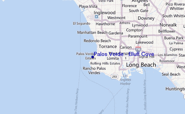 Palos Verde - Bluff Cove Location Map