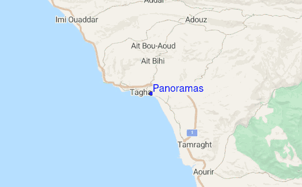 Panoramas location map