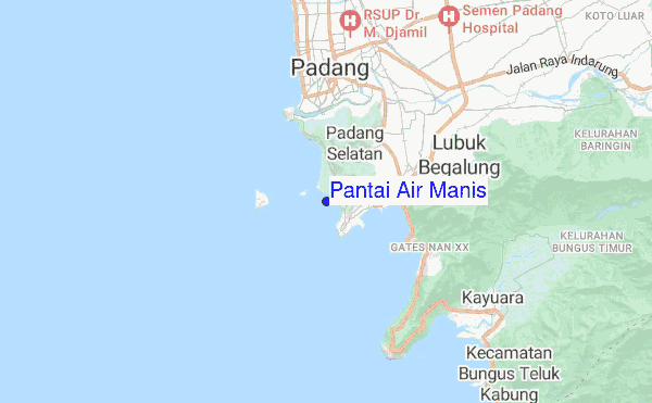 Pantai Air Manis location map