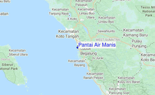 Pantai Air Manis Surf Forecast And Surf Reports Sumatra