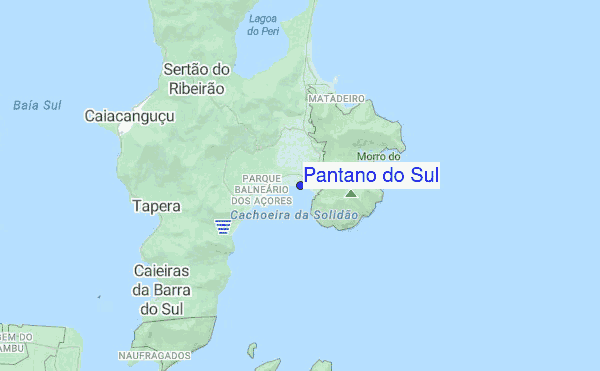 Pantano do Sul location map