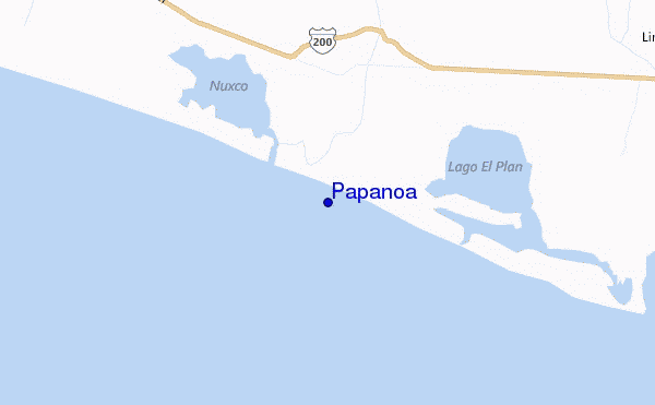 Papanoa location map