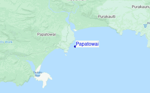 Papatowai location map