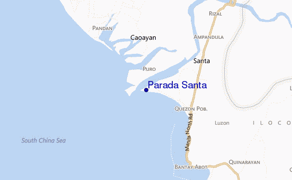 Parada Santa location map