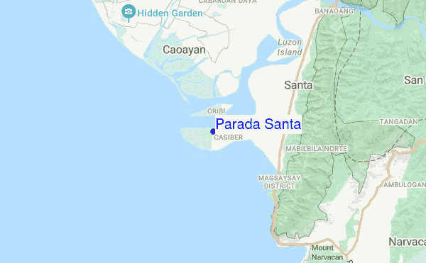 Parada Santa location map