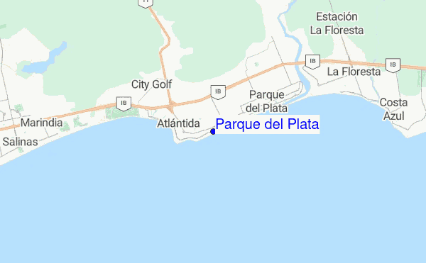 Parque del Plata location map