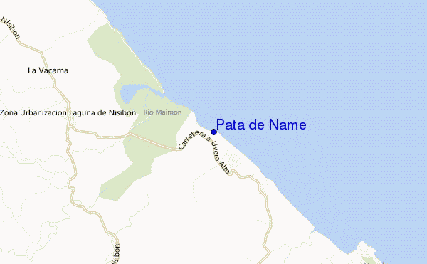Pata de Ñame location map