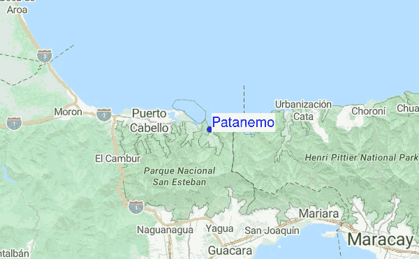 Patanemo Location Map