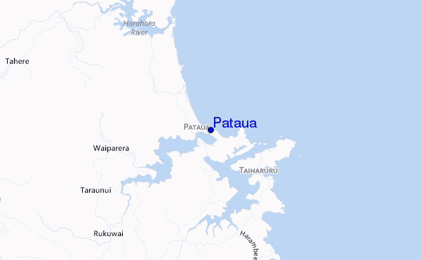 Pataua location map