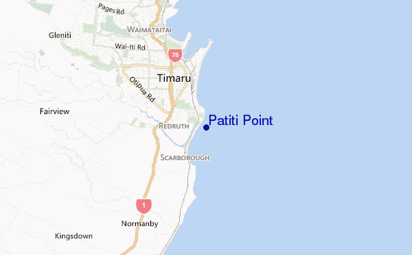 Patiti Point location map