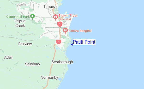 Patiti Point location map