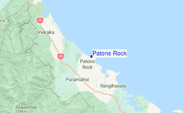 Patons Rock location map