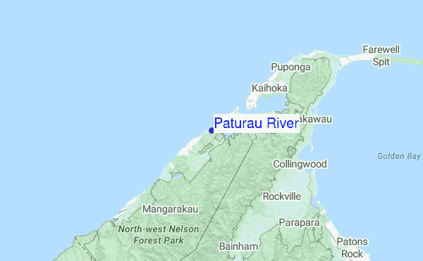 Paturau River Location Map