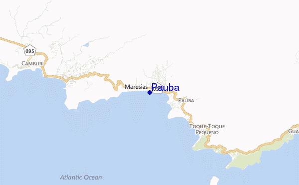 Pauba location map