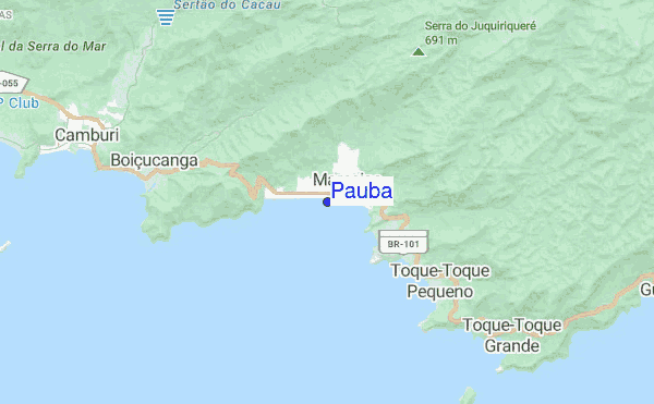 Pauba location map