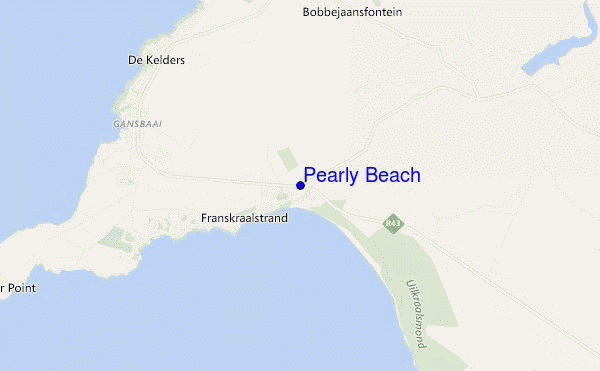 Pearly Beach location map
