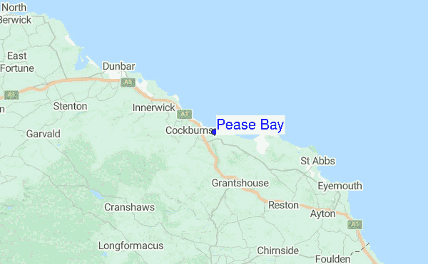 Pease Bay Location Map