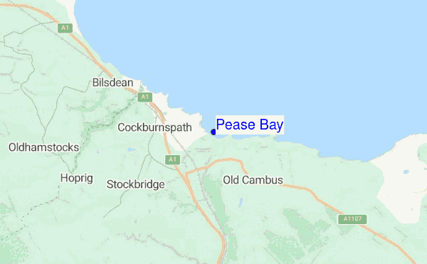 Pease Bay location map