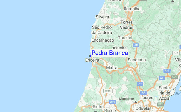 Pedra Branca Location Map