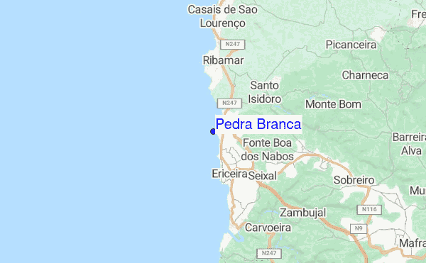 Pedra Branca location map