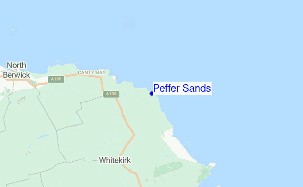 Peffer Sands location map