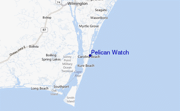 Pelican Watch Location Map