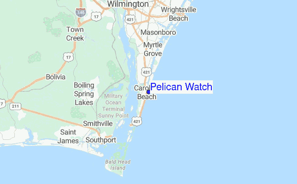 Pelican Watch Location Map