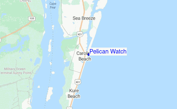 Pelican Watch location map