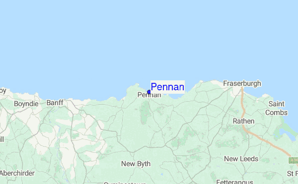 Pennan Location Map