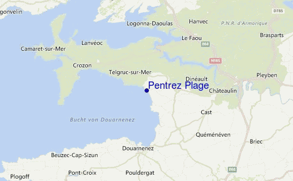 Pentrez Plage Location Map