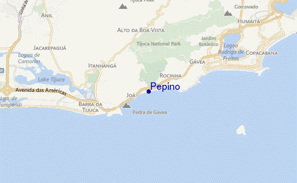 Pepino location map