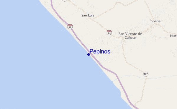Pepinos location map