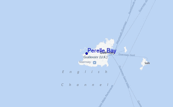 Perelle Bay Location Map