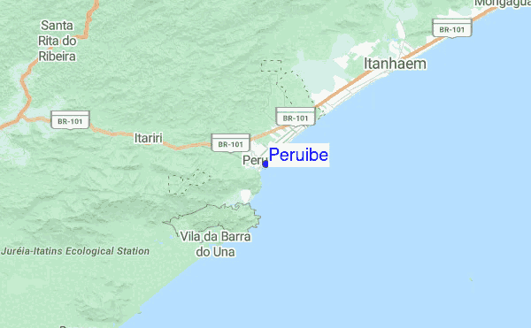 Peruibe Location Map
