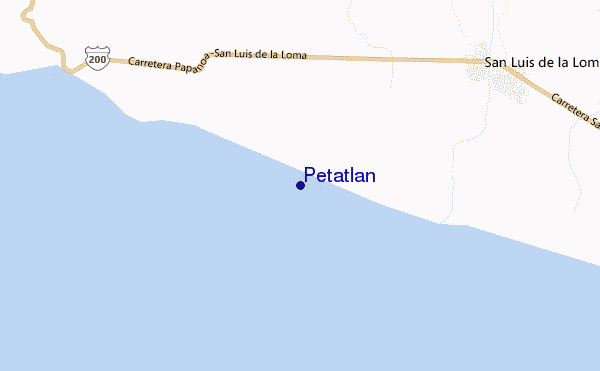Petatlan location map