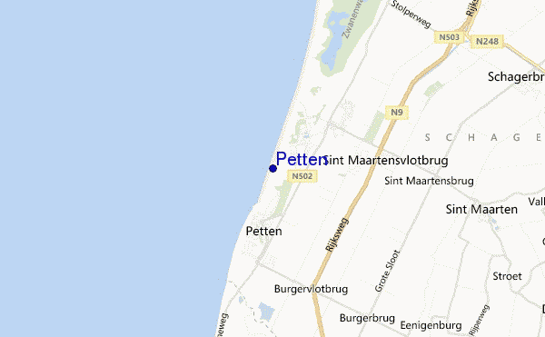 Petten location map