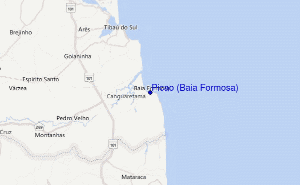 Picao (Baia Formosa) Location Map