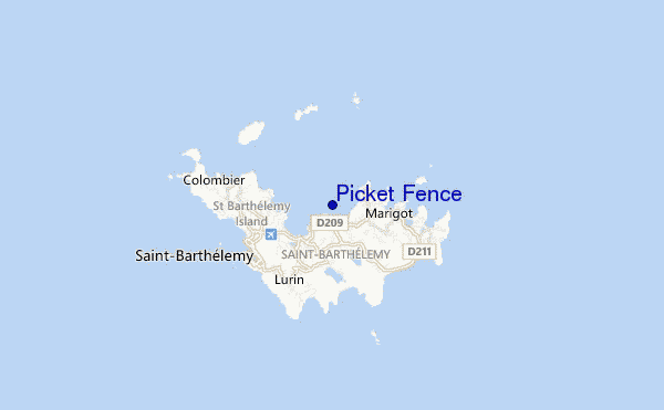 Picket Fence location map